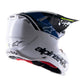 Alpinestars SM8 Adult MX Helmet - Radium 2 Nightlife UCLA Blue/White