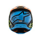 Alpinestars S-M3 Youth MX Helmet - Fray Black / Orange / Yellow Gloss