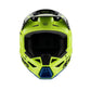 Alpinestars S-M3 Youth MX Helmet - Radium Yellow / Black / Blue Gloss