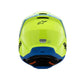 Alpinestars S-M3 Youth MX Helmet - Radium Yellow / Black / Blue Gloss