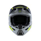 Alpinestars S-M3 Youth MX Helmet - Radium Gray / Black / Yellow Matte