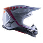 Alpinestars Supertech S-M10 Helmet Daytona 23 Haze Grey/Orange Fluoro/Rhodamine