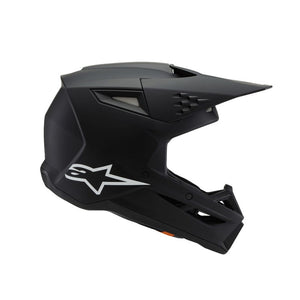 Alpinestars S-M3 Youth MX Helmet - Solid Black Matte