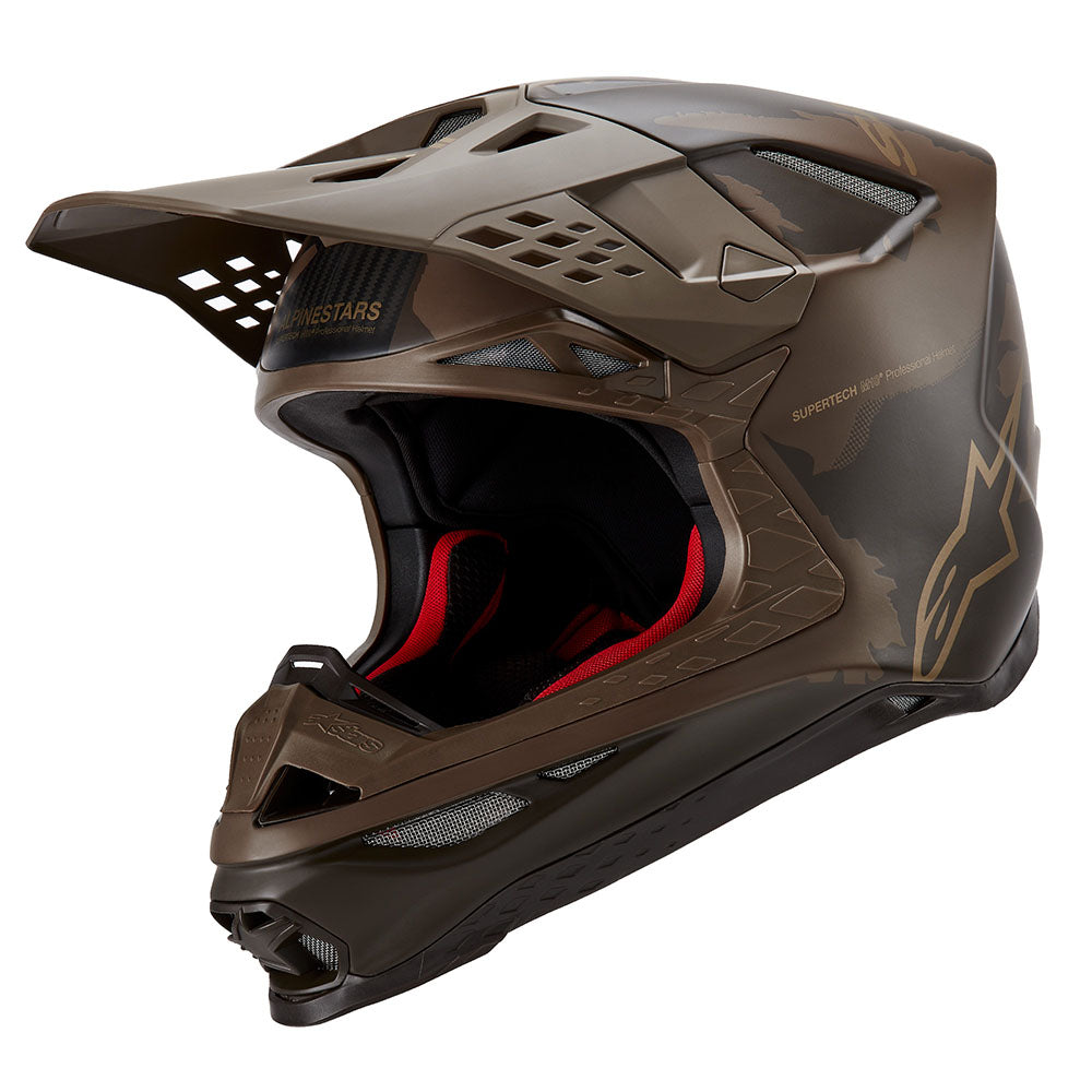 Alpinestars Supertech S-M10 Squad 23 Dark Brown/Kangaroo Gold