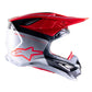 Alpinestars Supertech S-M10 Adult MX Helmet - Acumen Red Fluoro / Black / Silver