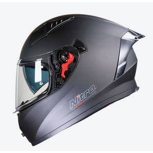 Nitro N501 Full Face Helmet - Matt Black