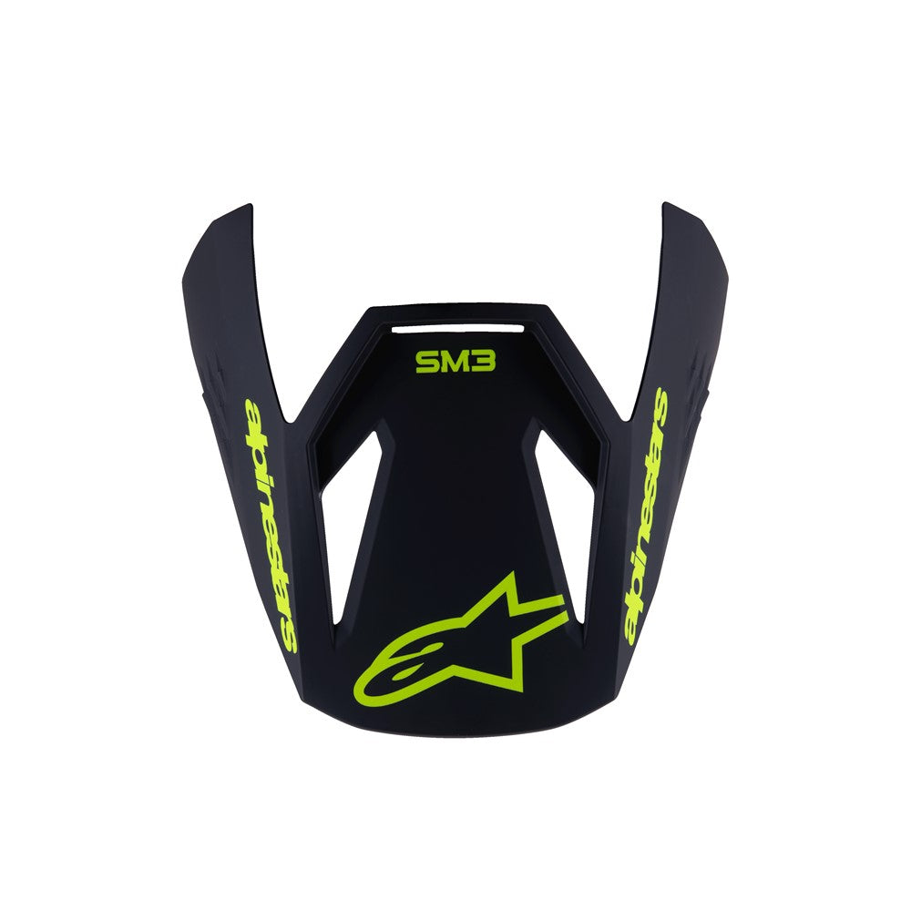 Alpinestars S-M3 Youth Visor - Radium Black / Yellow Fluoro Gloss