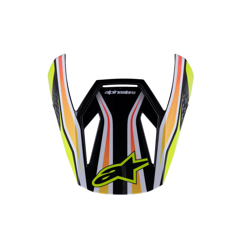 Alpinestars S-M3 Youth Visor - Wurx Black / Yellow Fluoro / Blue / Red Gloss
