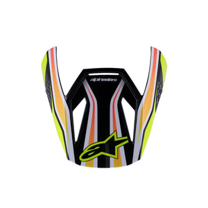 Alpinestars S-M3 Youth Visor - Wurx Black / Yellow Fluoro / Blue / Red Gloss