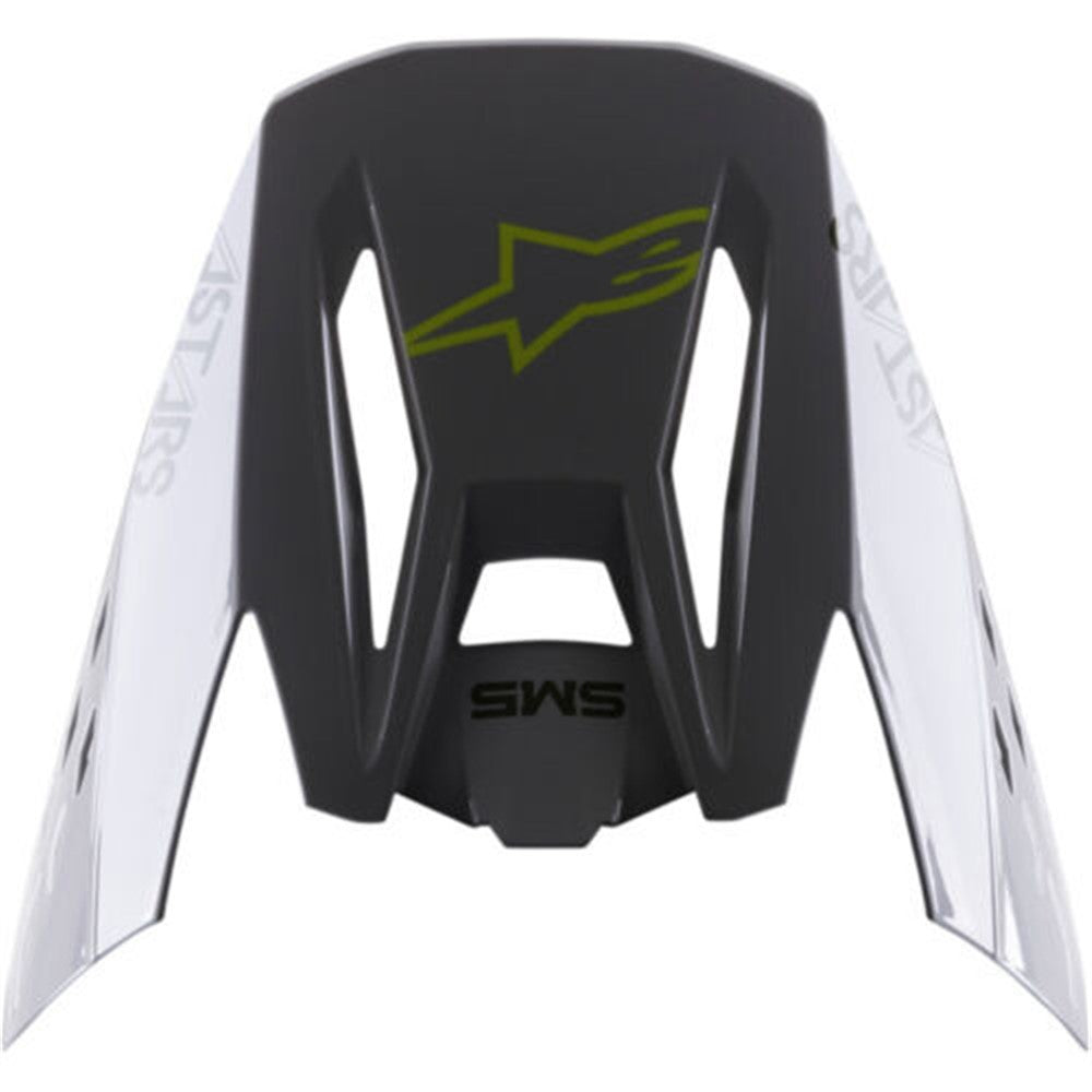 Alpinestars S-M5 Visor - Bond Silver / Yellow Fluoro