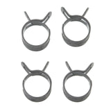 All Balls Racing Fuel Hose Clamp Kit - 12mm Band (4 Pack)