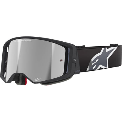 Alpinestars Supertech Corp MX Goggles - Black / Grey - Mirror Silver Lens