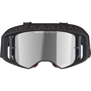 Alpinestars Supertech Corp MX Goggles - Black / Grey - Mirror Silver Lens