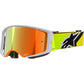 Alpinestars Supertech Corp MX Goggles - Yellow Fluoro / Grey - Mirror Red Lens