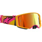 Alpinestars Supertech Corp MX Goggles - Yellow / Pink - Mirror Red Lens