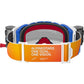 Alpinestars Supertech Corp MX Goggles - Blue / Orange - Clear Roll Off System