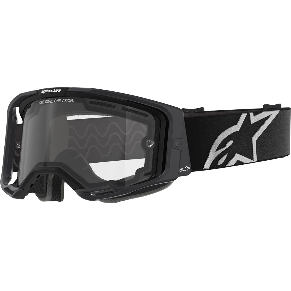 Alpinestars Vision 8 MX Goggles - Corp Black - Dual Pane Clear Lens