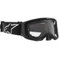 Alpinestars Vision 8 MX Goggles - Corp Black - Dual Pane Clear Lens