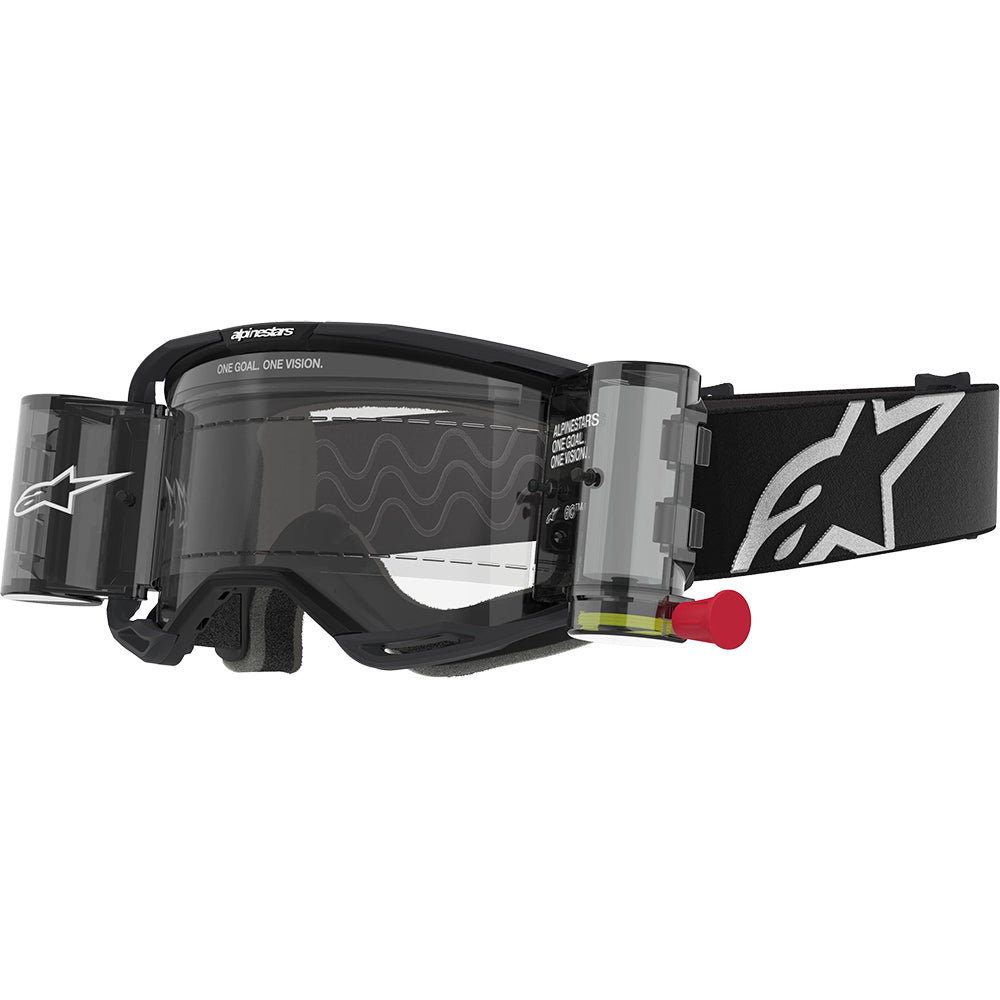 Alpinestars Vision 8 MX Goggles - Corp Black - Clear Roll Off System