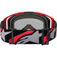 Alpinestars Vision 8 MX Goggles - Luar Red / Black - Mirror Silver Lens