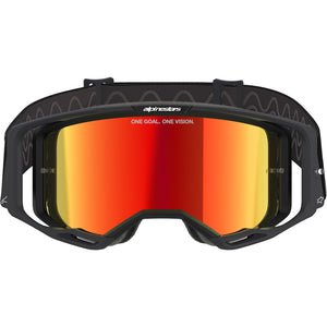 Alpinestars Vision 8 MX Goggles - Corp Black - Mirror Red Lens