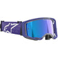 Alpinestars Vision 8 MX Goggles - Corp Purple - Mirror Blue Lens