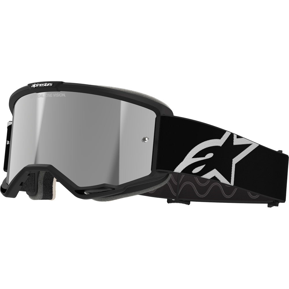 Alpinestars Vision 5 MX Goggles - Corp Black - Mirror Silver Lens