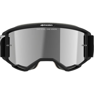 Alpinestars Vision 5 MX Goggles - Corp Black - Mirror Silver Lens