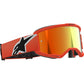 Alpinestars Vision 5 MX Goggles - Corp Orange - Mirror Red Lens