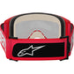 Alpinestars Vision 5 MX Goggles - Blaze Red - Mirror Gold Lens