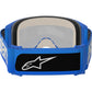 Alpinestars Vision 5 MX Goggles - Blaze Blue - Mirror Blue Lens