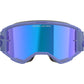 Alpinestars Vision 5 MX Goggles - Wordmark Purple - Mirror Blue Lens