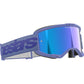 Alpinestars Vision 5 MX Goggles - Wordmark Purple - Mirror Blue Lens