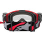 Alpinestars Vision 8 MX Goggles - Luar Red / Black - Clear Roll Off System