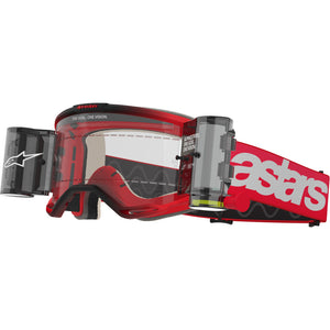 Alpinestars Vision 5 MX Goggles - Blaze Red - Clear Roll Off System