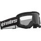 Alpinestars Vision 3 Wordmark MX Goggles - Black - Clear Lens