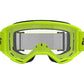 Alpinestars Vision 3 Wordmark MX Goggles - Yellow Fluoro - Clear Lens