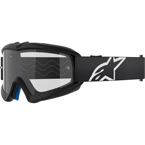 Alpinestars Vision Youth MX Goggles - Corp Black - Clear Lens