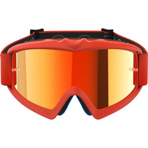 Alpinestars Vision Youth MX Goggles - Corp Orange - Mirror Red Lens