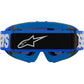 Alpinestars Vision Youth MX Goggles - Blaze Blue - Mirror Blue Lens