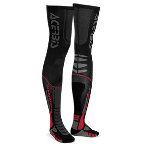Acerbis X-Leg Knee Brace Socks - Black / Red