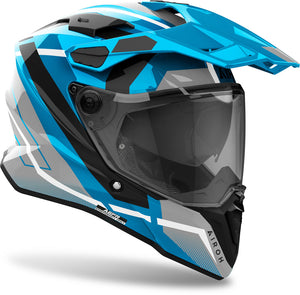 Airoh Commander 2 Adventure Helmet - Gloss Mavick Cerulean Blue
