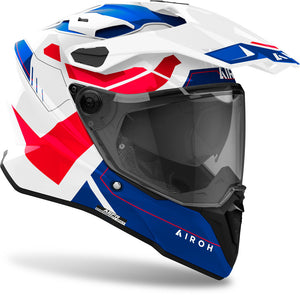 Airoh Commander 2 Adventure Helmet - Gloss Reveal Blue Red