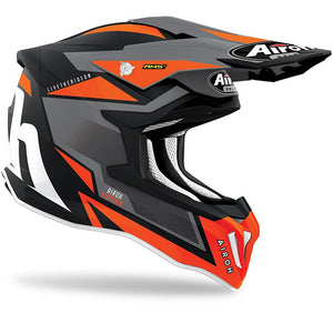 Airoh Strycker Adult MX Helmet - Axe Matt Orange