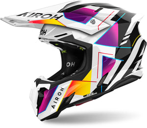 Airoh Twist 3 Adult MX Helmet - Rainbow Gloss