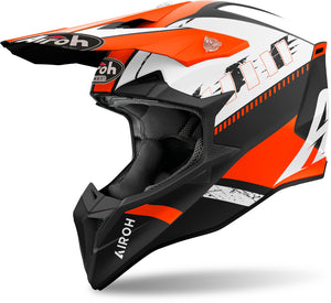 Airoh Wraaap Adult MX Helmet - Feel Orange Matt