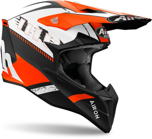 Airoh Wraaap Adult MX Helmet - Feel Orange Matt