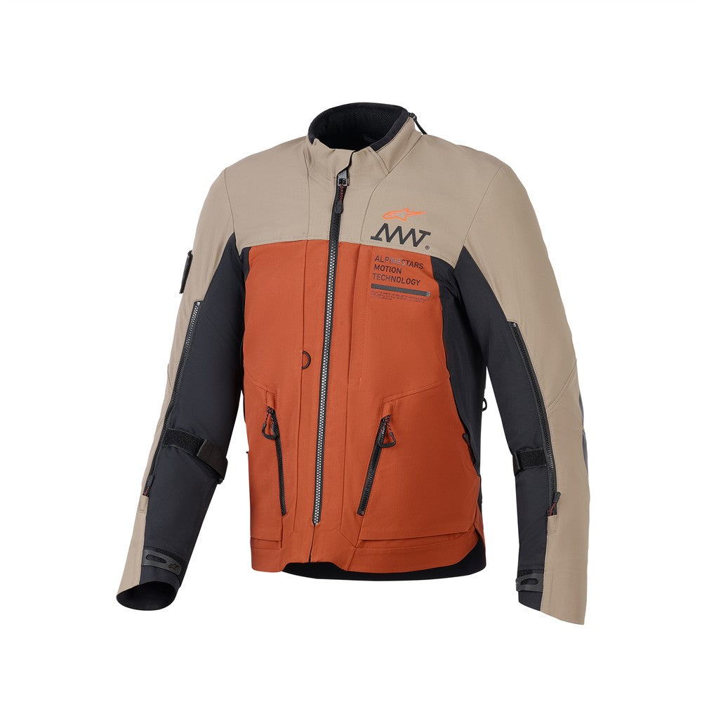 Alpinestars AMT-8 Stretch XF Drystar Jacket - Walnut Rust Black