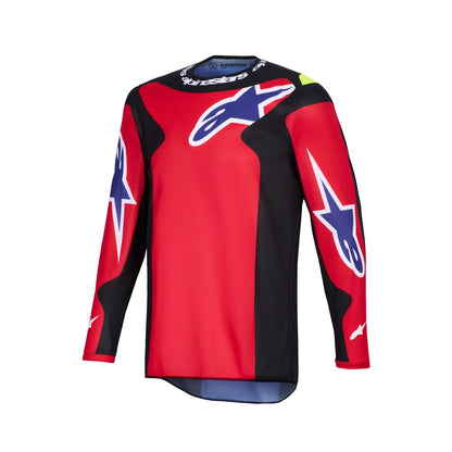 Alpinestars Fluid Adult MX Jersey - Grid Red Black Purple