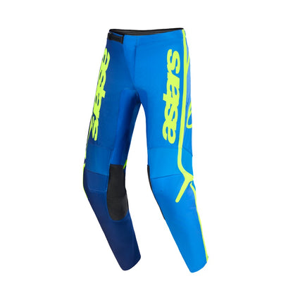 Alpinestars Fluid Adult MX Pants - Apex Blue Yellow
